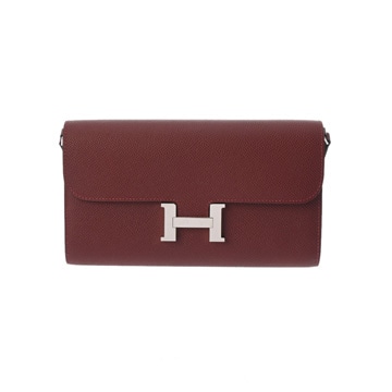 エルメス コンスタンス ロングトゥーゴー ルージュアッシュ ヴォーエプソン レディース バッグ 【中古】【bag】