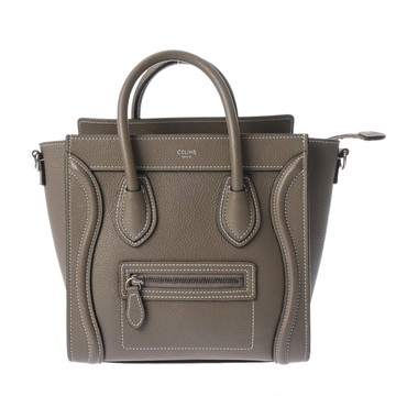 セリーヌ ラゲージ ナノ 2WAY スリ 189243DRU.09SO ドラムドカーフ レディース バッグ 【中古】【bag】