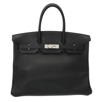 エルメス バーキン 35 ブラック トリヨンクレマンス ユニセックス バッグ 【中古】【bag】