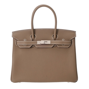 エルメス バーキン 30  エトゥープ トゴ レディース バッグ 【中古】【bag】