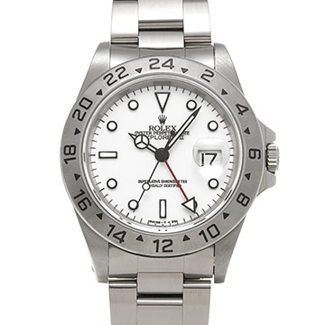 ロレックス エクスプローラーII 16570 ホワイト メンズ 時計 【中古】【wristwatch】