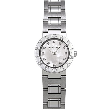 ブルガリ ブルガリブルガリ BB23WSS/12JN ホワイトシェル/ダイヤモンド レディース 時計 【中古】【wristwatch】
