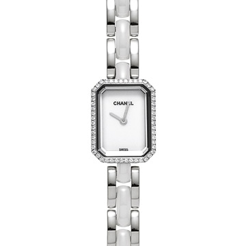 シャネル プルミエール セラミック H2132 ホワイトラッカー レディース 時計 【中古】【wristwatch】