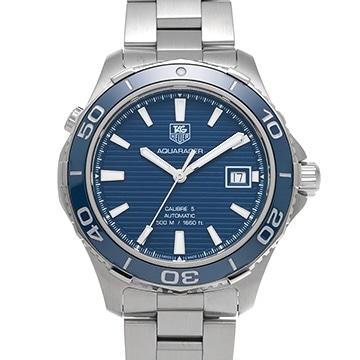 タグ ホイヤー アクアレーサー キャリバー5 WAK2111.BA0830 ブルー メンズ 時計 【中古】【wristwatch】