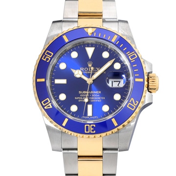 ロレックス サブマリーナ デイト 116613LB ブルー メンズ 時計 【中古】【wristwatch】