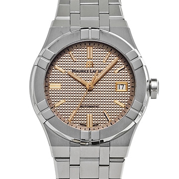 モーリス ラクロア アイコン オートマティック 39 AI6007-SS002-731-1 ピンク メンズ 時計 【中古】【wristwatch】