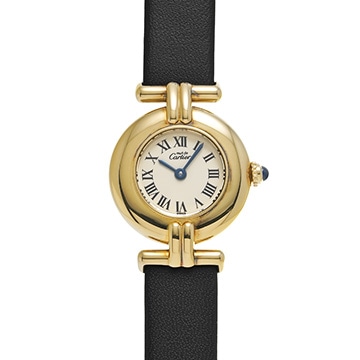 カルティエ マスト コリゼ  ヴェルメイユ SM 590002 アイボリー レディース 時計 【中古】【wristwatch】