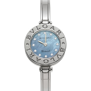 ブルガリ ビーゼロワン BZ22S ブルーシェル/ダイヤモンド レディース 時計 【中古】【wristwatch】