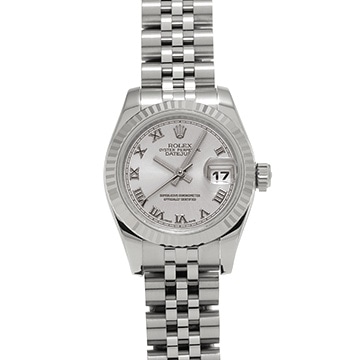 ロレックス デイトジャスト 179174 グレー レディース 時計 【中古】【wristwatch】