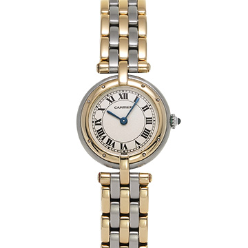 カルティエ パンテール SM 3ロウ 84084244 アイボリー レディース 時計 【中古】【wristwatch】