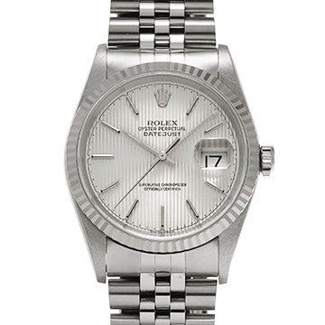 ロレックス デイトジャスト 16234 シルバータペストリー メンズ 時計 【中古】【wristwatch】