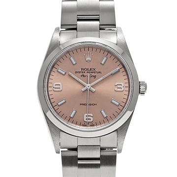 ロレックス エアキング 14000M ピンク メンズ 時計 【中古】【wristwatch】