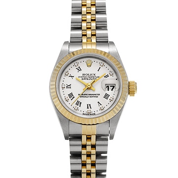 ロレックス デイトジャスト 79173 ホワイト/ダイヤモンド レディース 時計 【中古】【wristwatch】