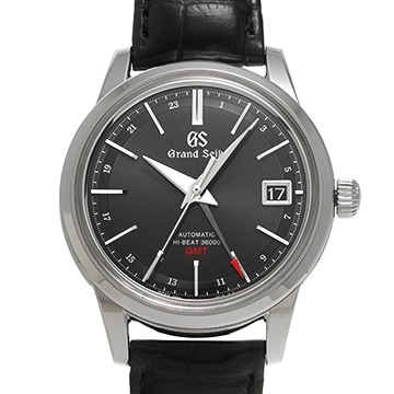 グランドセイコー エレガンスコレクション メカニカル ハイビート36000 GMT SBGJ219 ブラック メンズ 時計 【中古】【wristwatch】
