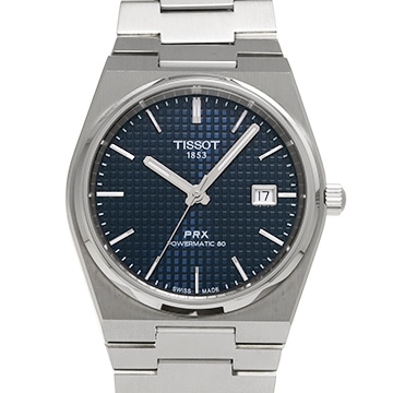 ティソ PRX パワーマティック 80 T137.407.11.041.00 ブルー メンズ 時計 【中古】【wristwatch】