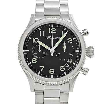 ブレゲ タイプ20 2057ST/92/SW0 ブラック メンズ 時計 【中古】【wristwatch】