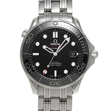 オメガ シーマスター ダイバー300 コーアクシャル 212.30.41.20.01.003 ブラック メンズ 時計 【中古】【wristwatch】