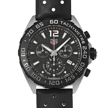 タグ ホイヤー フォーミュラ1 クォーツ クロノグラフ CAZ1010.FT8024 ブラック メンズ 時計 【中古】【wristwatch】