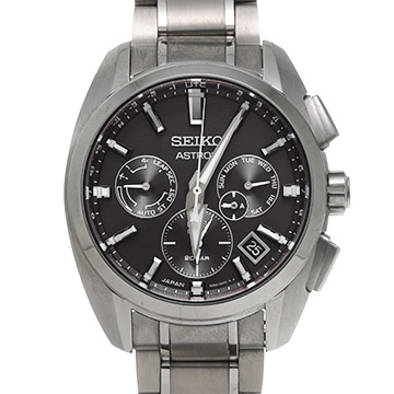セイコー アストロン SBXC067 ブラック メンズ 時計 【中古】【wristwatch】