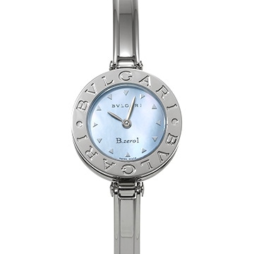 ブルガリ ビーゼロワン BZ22S ブルーシェル/ダイヤモンド レディース 時計 【中古】【wristwatch】