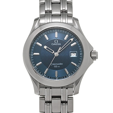 オメガ シーマスター 120 クォーツ 2511.81 ブルー メンズ 時計 【中古】【wristwatch】