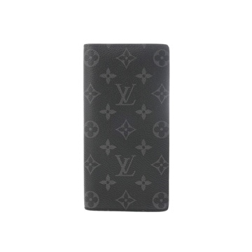 ルイ ヴィトン モノグラムエクリプス ポルトフォイユ ブラザ ブラック/グレー M61697 モノグラムキャンバス メンズ 財布 【中古】【purse】