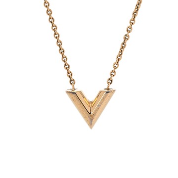 ルイ ヴィトン エッセンシャルV ゴールド M61083 メタル レディース ジュエリー 【中古】【jewelry】