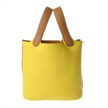 エルメス ピコタン ロックPM カザック ライム/セサミ トリヨンクレマンス レディース バッグ 【中古】【bag】