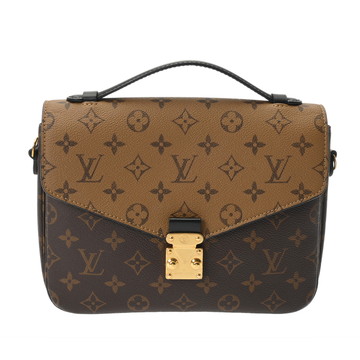 ルイ ヴィトン モノグラムリバース ポシェットメティス MM 2WAY ブラウン/キャメル M44846 モノグラムキャンバス レディース バッグ 【中古】【bag】