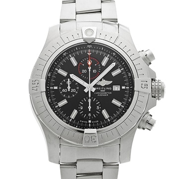 ブライトリング スーパーアベンジャー クロノグラフ 48 A13375101B1A1 ブラック メンズ 時計 【中古】【wristwatch】