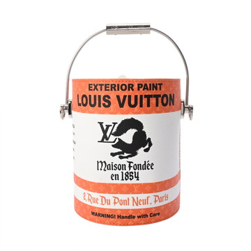 ルイ ヴィトン LV ペイント カン オレンジ M81590 キャンバス/レザー メンズ バッグ 【中古】【bag】