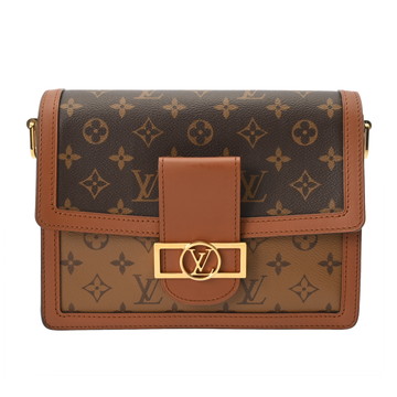 ルイ ヴィトン モノグラムリバース ドーフィーヌ MM 旧型 3WAY ブラウン M44580 モノグラムキャンバス レディース バッグ 【中古】【bag】