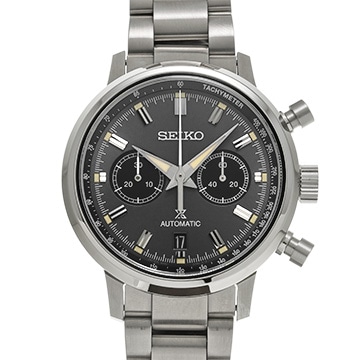 セイコー プロスペックス スピードタイマー メカニカル クロノグラフ SBEC009 グレー/ブラック メンズ 時計 【中古】【wristwatch】