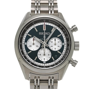 セイコー プロスペックス スピードタイマー SBEC025 ネイビー/シルバー メンズ 時計 【中古】【wristwatch】