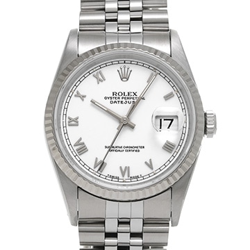 ロレックス デイトジャスト 16234 ホワイト メンズ 時計 【中古】【wristwatch】