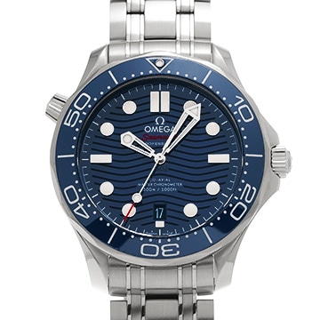オメガ シーマスター ダイバー300 コーアクシャル マスタークロノメーター 210.30.42.20.03.001 ブルー メンズ 時計 【中古】【wristwatch】
