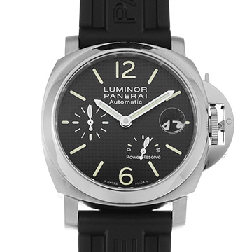パネライ ルミノール パワーリザーブ PAM00241 ブラック メンズ 時計 【中古】【wristwatch】
