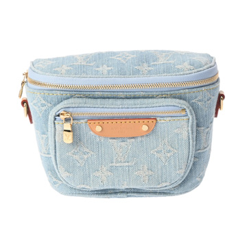 ルイ ヴィトン モノグラム ミニ バムバッグ 2024年SS スカイブルー M83353 モノグラムキャンバス レディース バッグ 【中古】【bag】