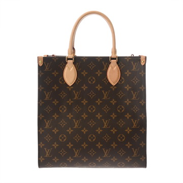 ルイ ヴィトン モノグラム サックプラ PM トートバッグ ブラウン/レッド M45848 モノグラムキャンバス ユニセックス バッグ 【中古】【bag】