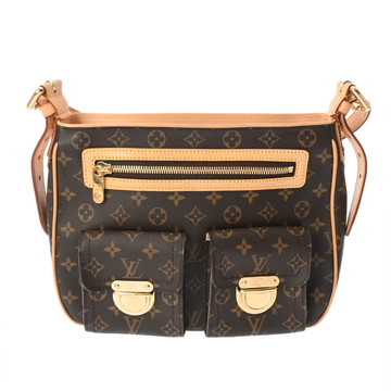 ルイ ヴィトン モノグラム ハドソン GM ブラウン M40045 モノグラムキャンバス レディース バッグ 【中古】【bag】