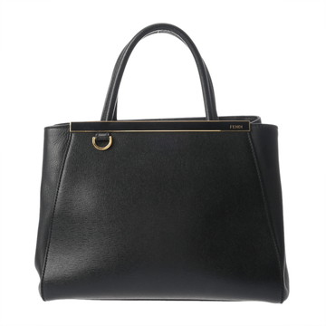 フェンディ プチ トゥジュール ブラック 8BH253-1BX-158-5127 レザー レディース バッグ 【中古】【bag】