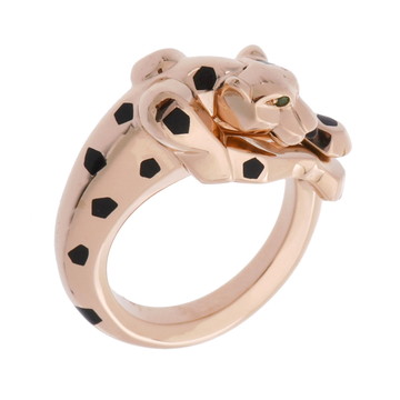 カルティエ パンテール リング #49 ゴールド K18ピンクゴールド PG レディース ジュエリー 【中古】【jewelry】