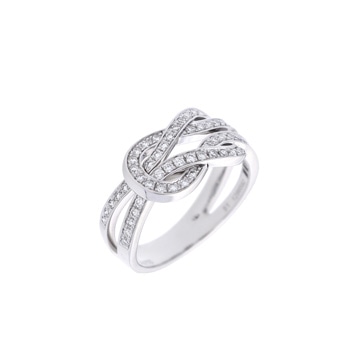 フレッド シャンスアンフィニ リング MM #51 シルバー K18ホワイトゴールド WG レディース ジュエリー 【中古】【jewelry】