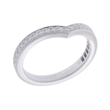 ショーメ ジョゼフィーヌ エグレット バンドリング #49 シルバー プラチナ レディース ジュエリー 【中古】【jewelry】