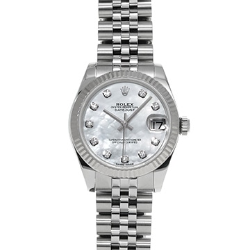 ロレックス デイトジャスト 31 178274NG シェル/ダイヤモンド レディース 時計 【中古】【wristwatch】