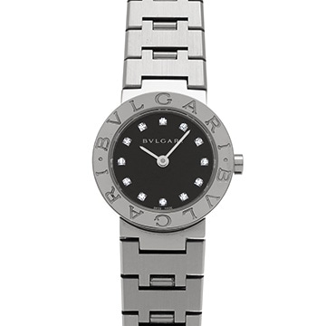 ブルガリ ブルガリブルガリ BB23SS ブラック/ダイヤモンド レディース 時計 【中古】【wristwatch】