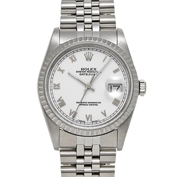 ロレックス デイトジャスト 16220 ホワイト メンズ 時計 【中古】【wristwatch】