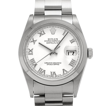 ロレックス デイトジャスト 16200 ホワイト メンズ 時計 【中古】【wristwatch】