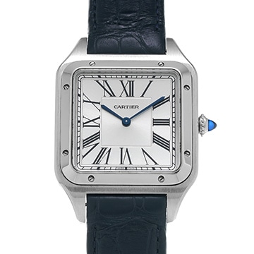 カルティエ サントス デュモン XL WSSA0032 シルバー メンズ 時計 【中古】【wristwatch】