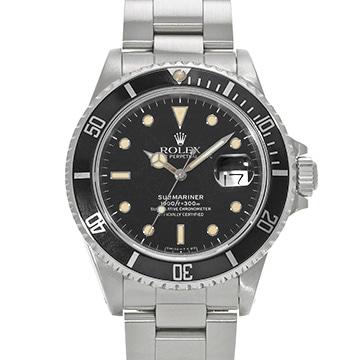 ロレックス サブマリーナ デイト 168000 ブラック メンズ 時計 【中古】【wristwatch】
